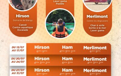 Inscriptions mini-camps 2026