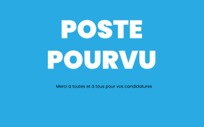 JOB D’ÉTÉ ÉTUDIANT – poste pourvu